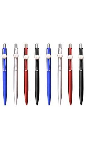 PEN WITH ROUND BADGE